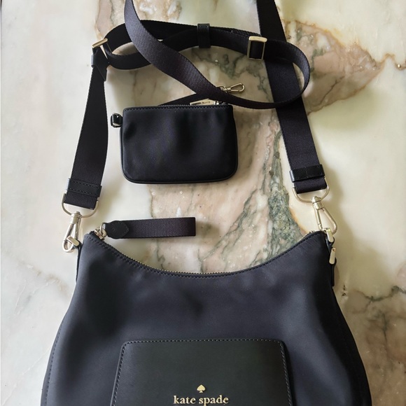 kate spade Handbags - Kate Spade Black Crossbody Bag with Sleek Minimalist Design